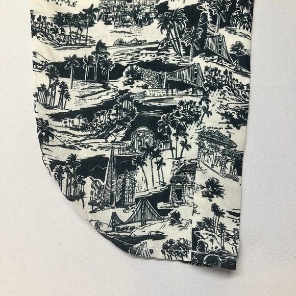 Marine Layer Allison Novelty Print Pant Womens XS Tencel Pull On San Francisco - Picture 2 of 15